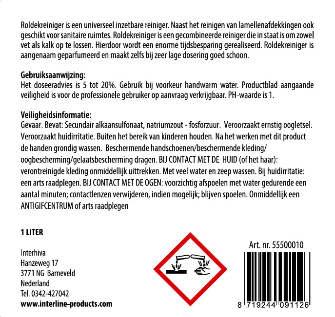 Roldekreiniger 1 Liter