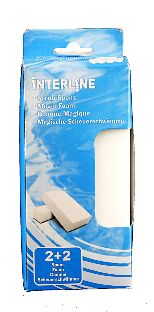 Zwembad Scrubsponzen (set 2 kl + 2 gr)