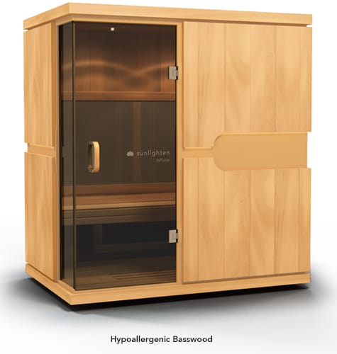 Infrarood cabine 3 personen | Mpulse Conquer - Basswood