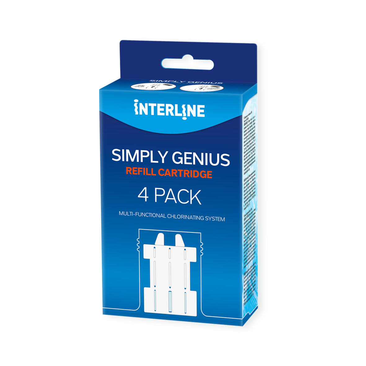 Simply Genius Refill Cartridge (4 Stuks) - NL/FR