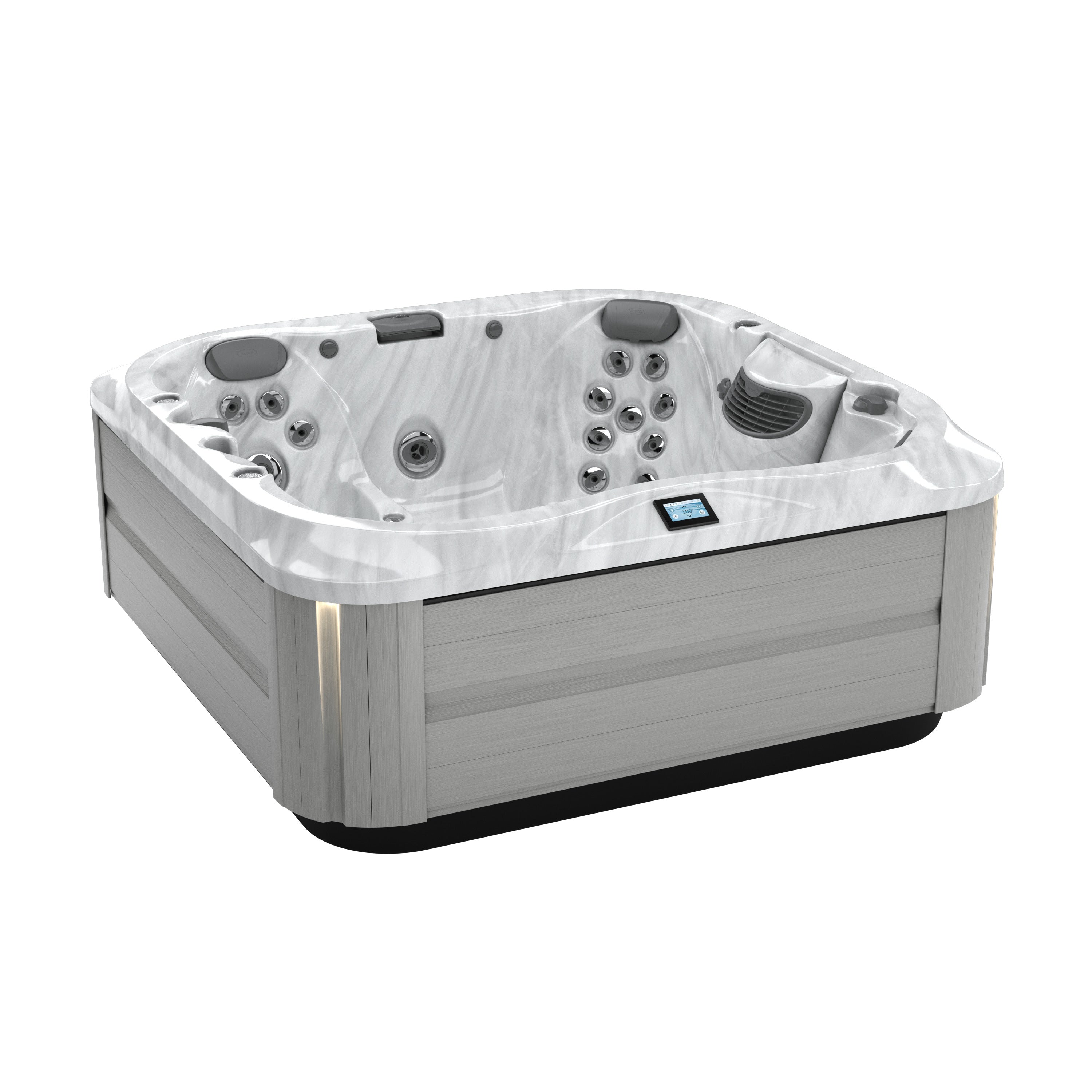 Jacuzzi J-335 SmartTub IR/Red Light Platinum - Brushed Gray