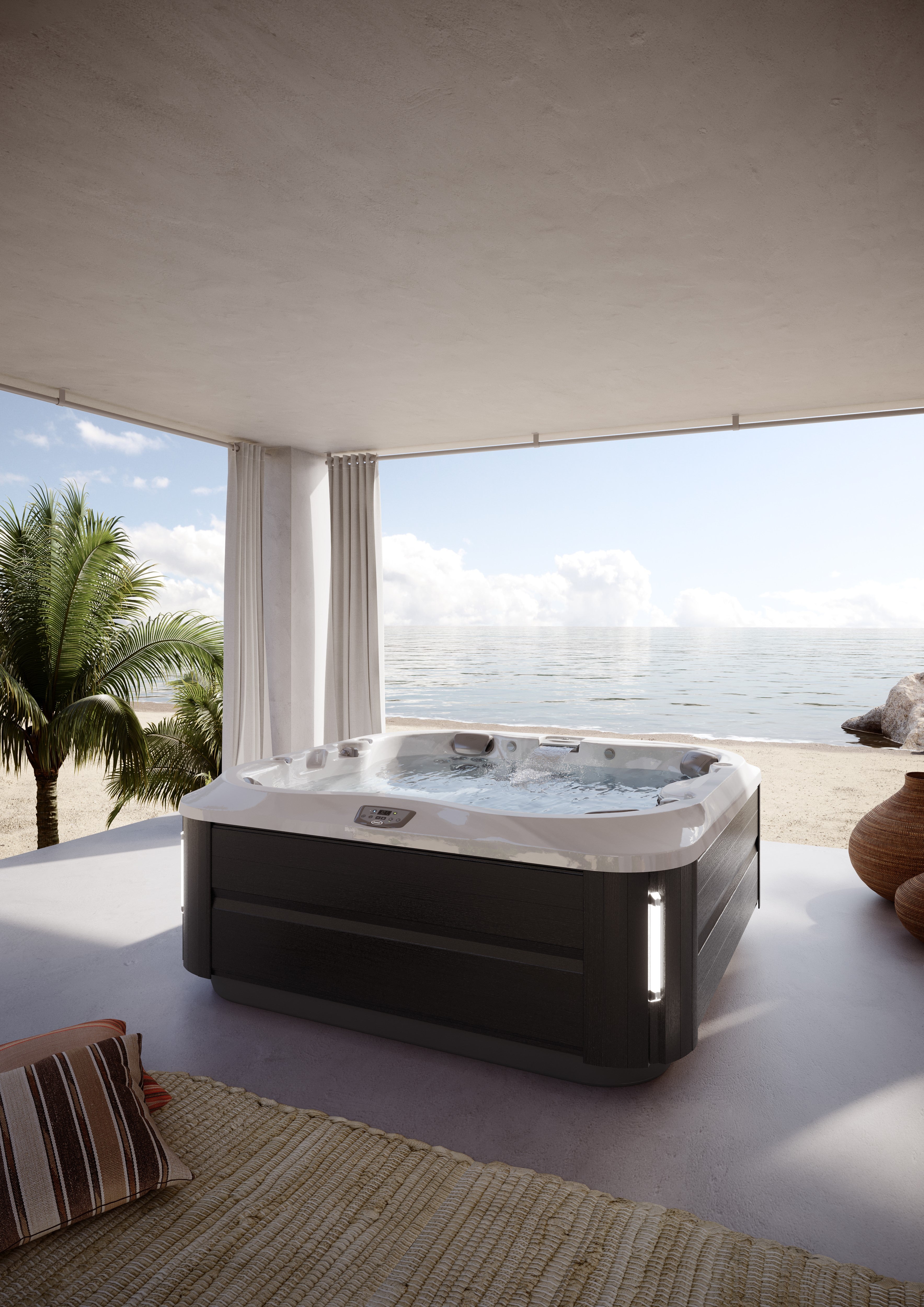 Jacuzzi J-335 IR/Red Light Platinum - Smoked Ebony