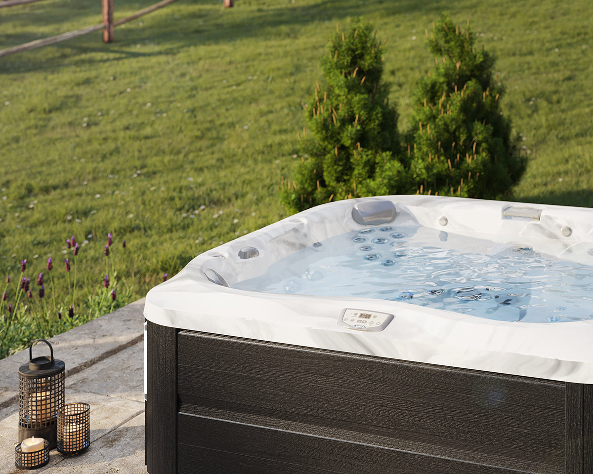 Jacuzzi J-355 SmartTub IR/Red Light Platinum - Smoked Ebony