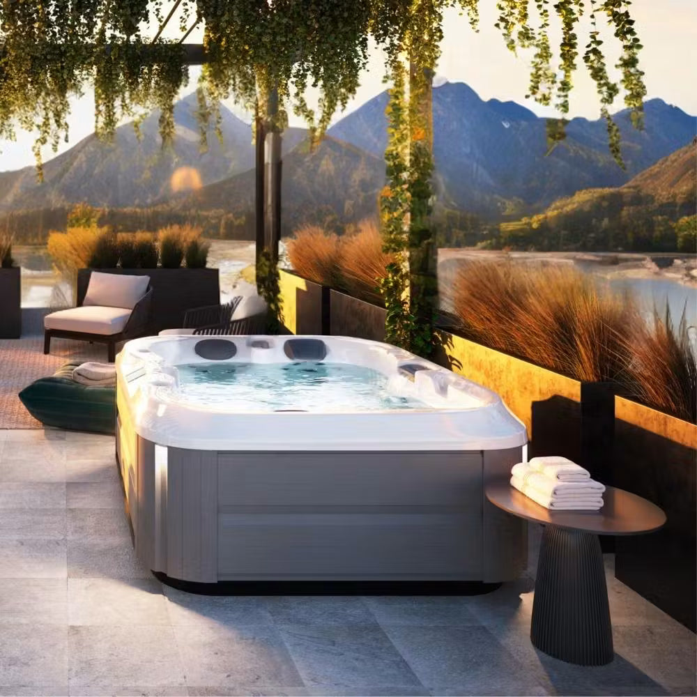 Jacuzzi J-315 incl SmartTub Porcelain - Brushed gray