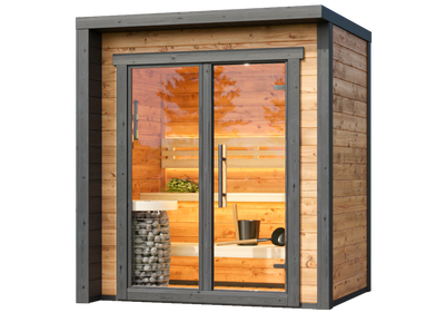 Buitensauna "Modern XXS" 40mm Thermowood