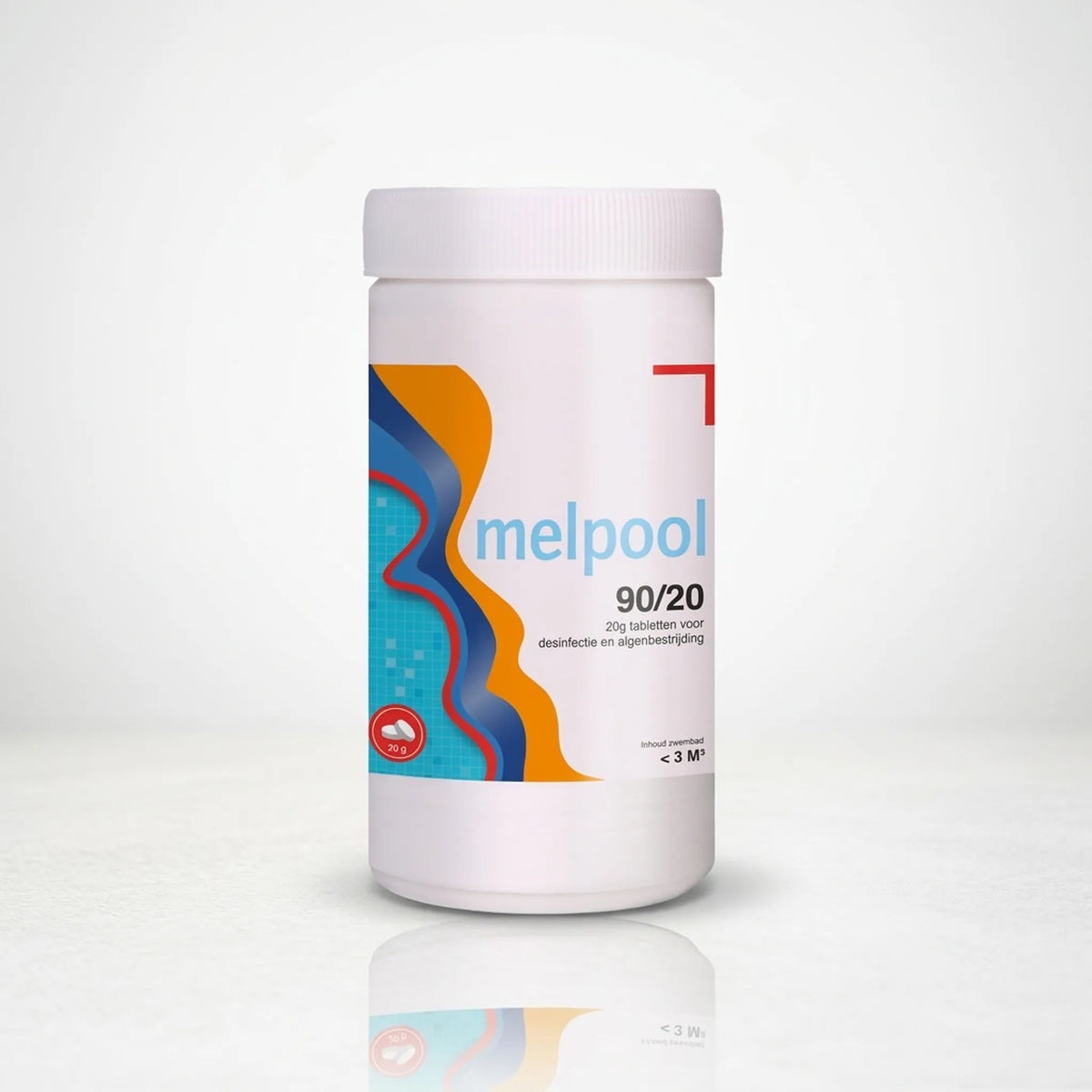 Melpool 90/20 Chloortabletten 1 Kg (20 Gram)