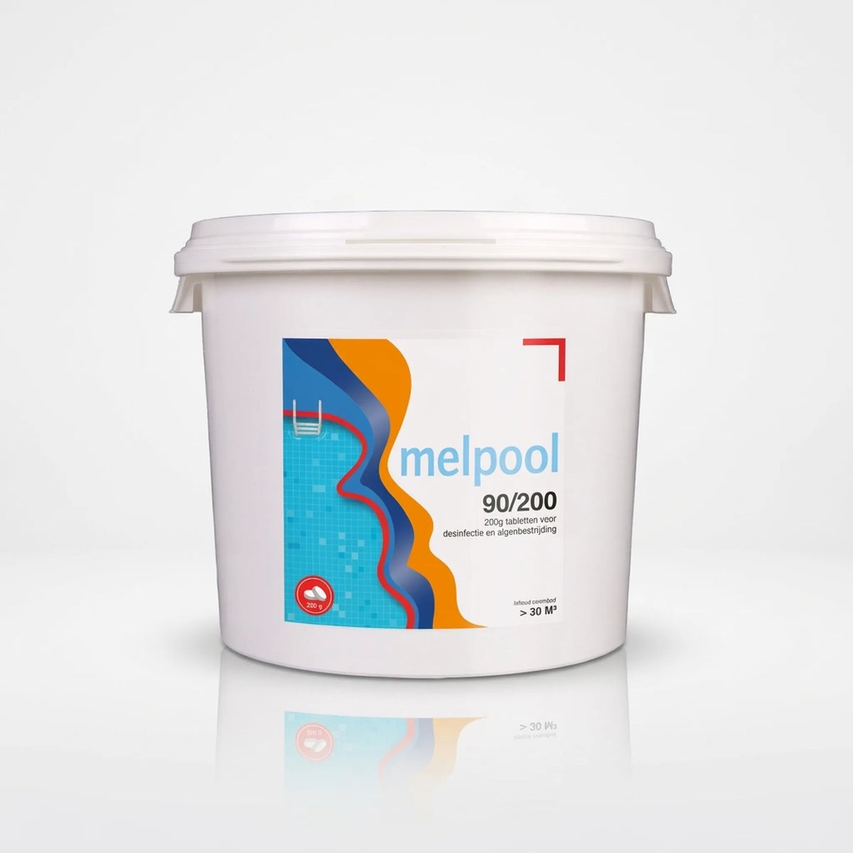 Melpool 90/200 Chloortabletten - 5kg (200gr)