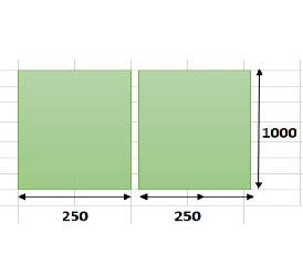 Ondertapijt ovaal zwembad 9,75 X 4,90M