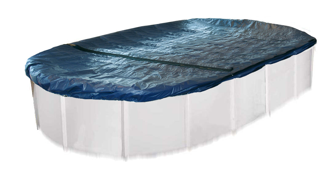 Winterafdekking ovaal zwembad 9,75m X 4,90m - met maas