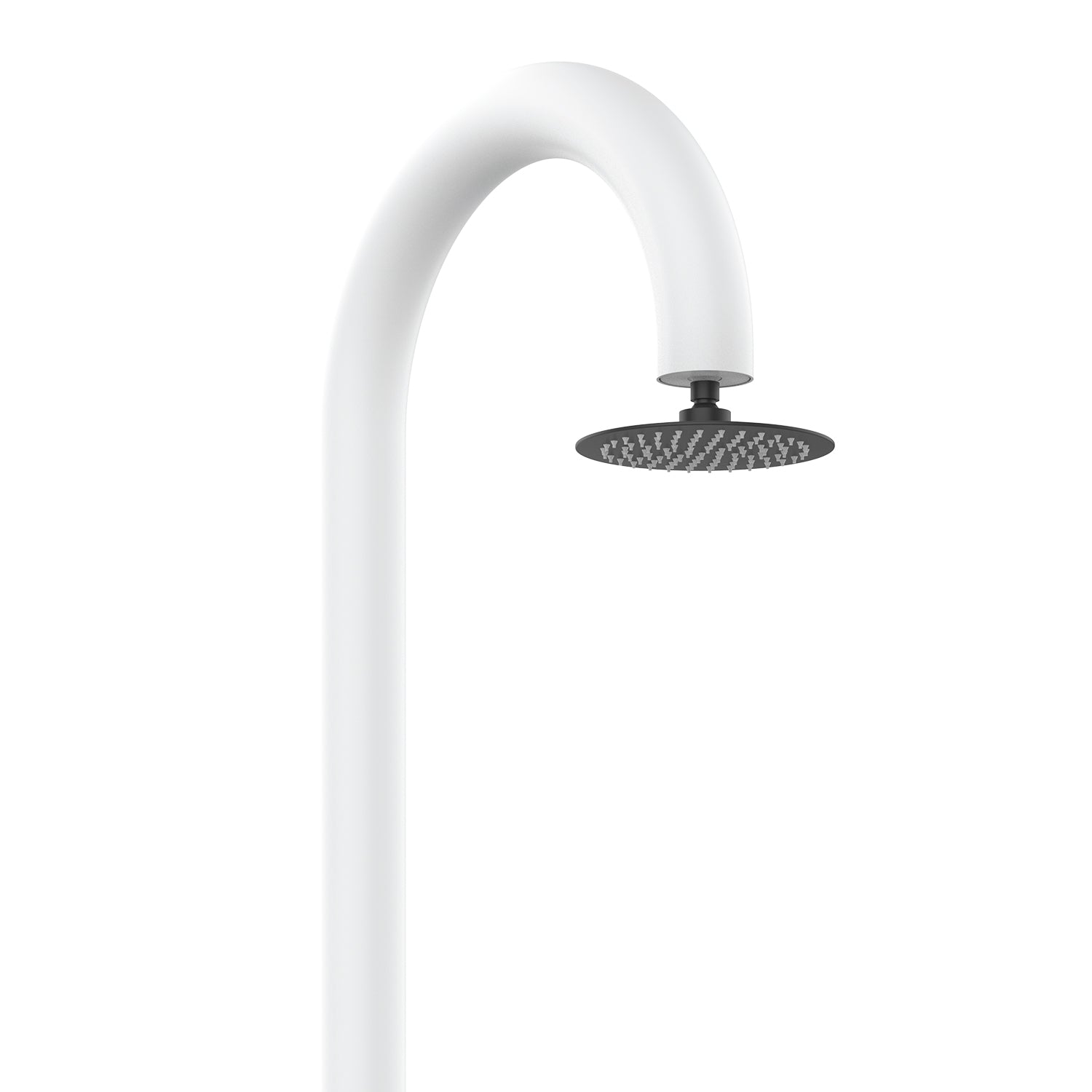 Buitendouche wit aluminium incl. handdouche