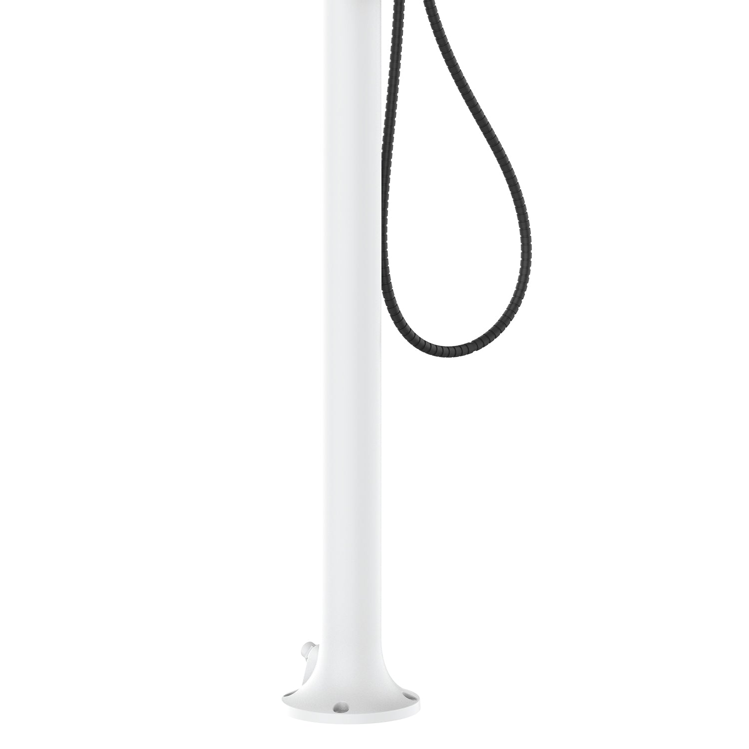 Buitendouche wit aluminium incl. handdouche