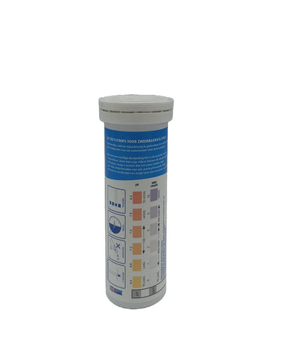 Teststrips Chloor & Ph 25 Stuks