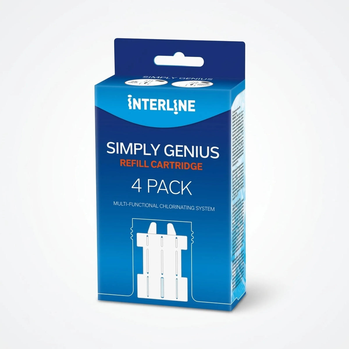 Simply Genius Refill Cartridge (4 Stuks) - NL/FR