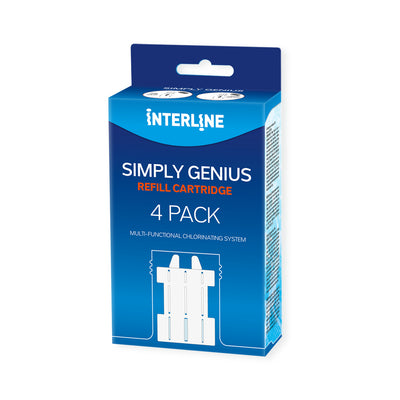 Simply Genius Refill Cartridge (4 Stuks) - NL/FR