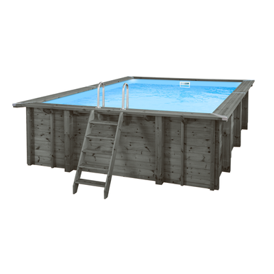 Rechthoekig houten zwembad 6 meter | Interhiva Summer Oasis