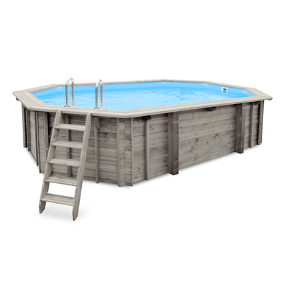 Ovaal houten zwembad 6 meter | Interhiva Sea Breeze