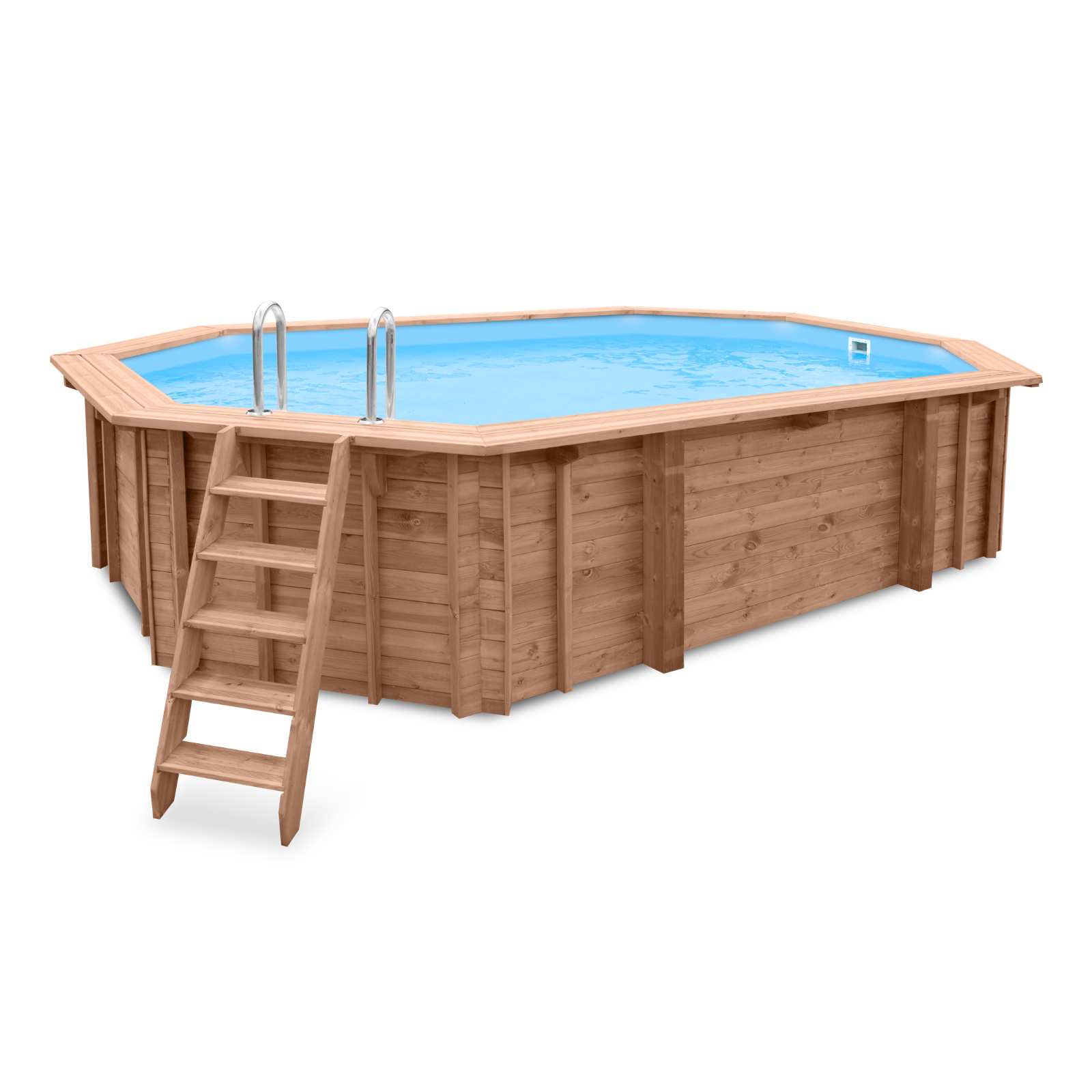 Ovaal houten zwembad 6 meter | Interhiva Sea Breeze