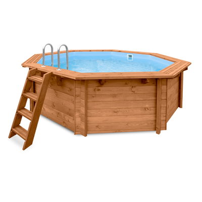 Rond houten zwembad 4 meter | Interhiva Tropical Sunshine