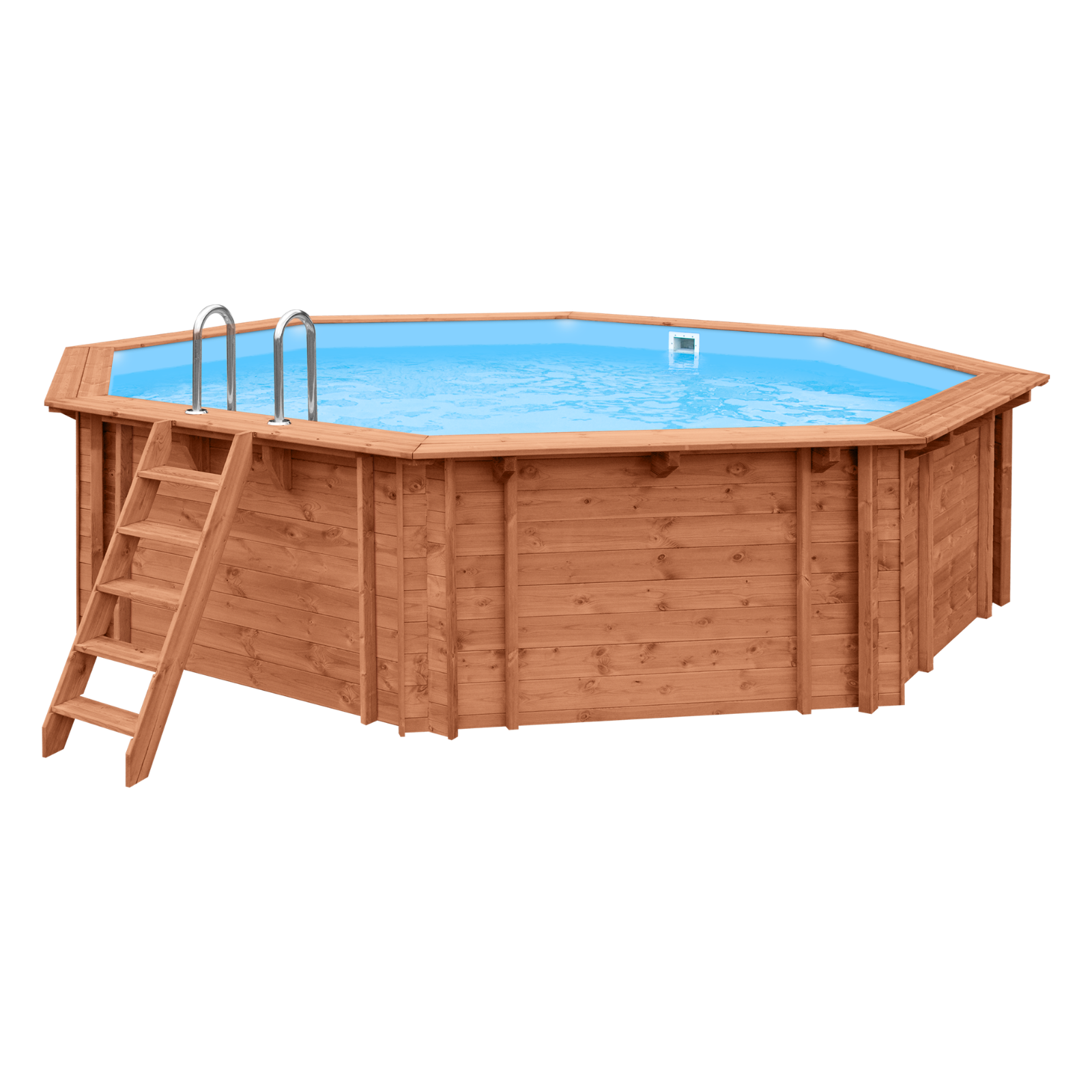 Rond houten zwembad 5,6 meter | Interhiva Blue Hawaii