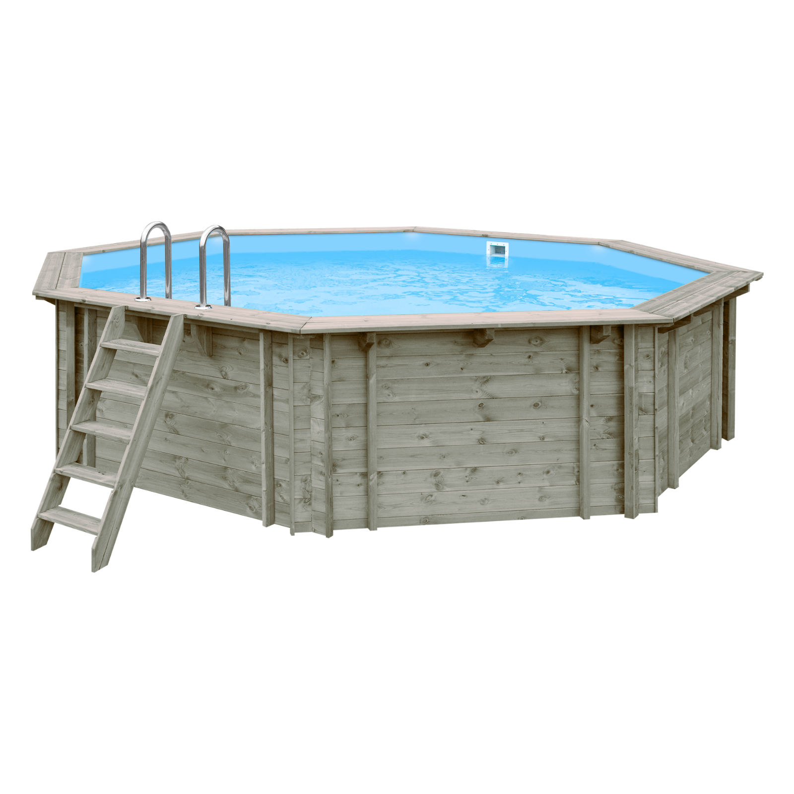 Rond houten zwembad 5,6 meter | Interhiva Blue Hawaii