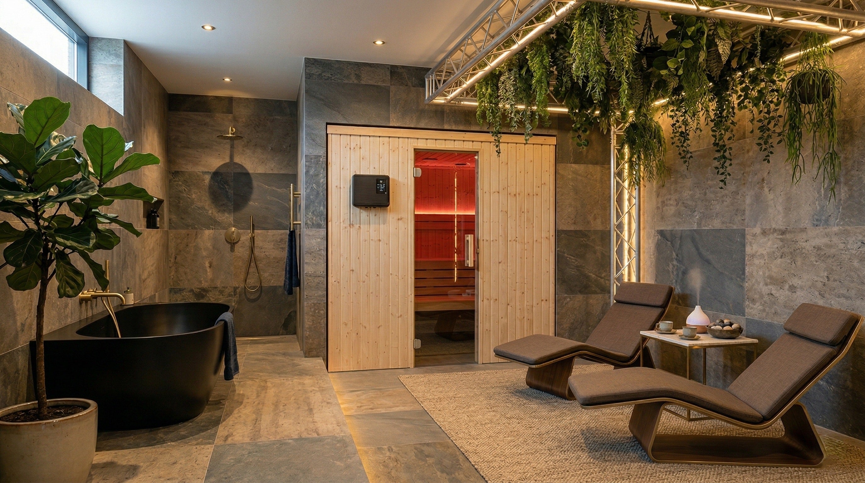Inbouw infrarood sauna