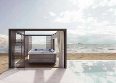 Jacuzzi J-375 IR/Red Light Platinum - Brushed Gray