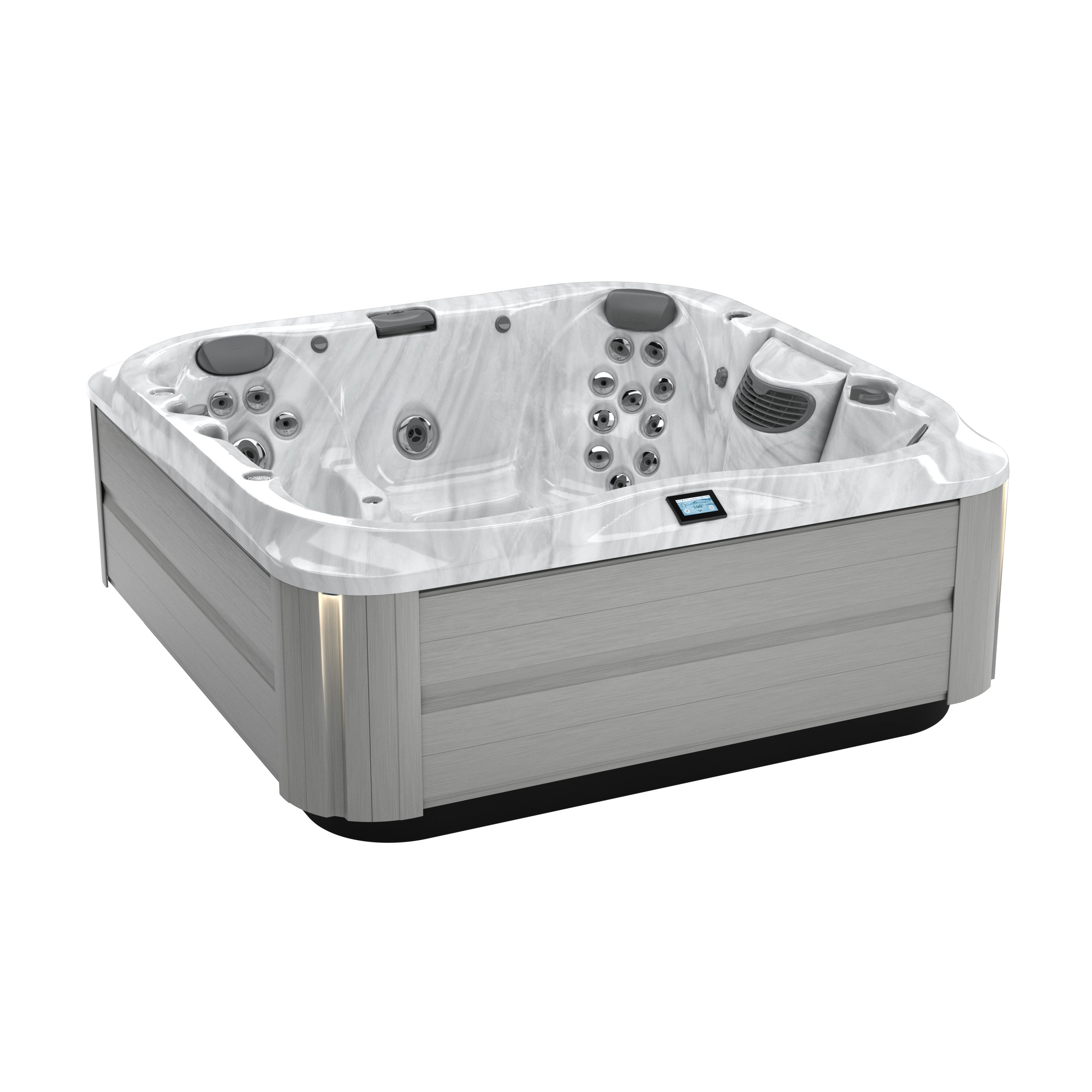 Jacuzzi J-375 IR/Red Light Platinum - Brushed Gray