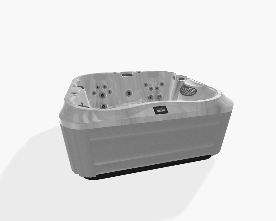 Jacuzzi 332 Basic Porcelain - Brushed Gray