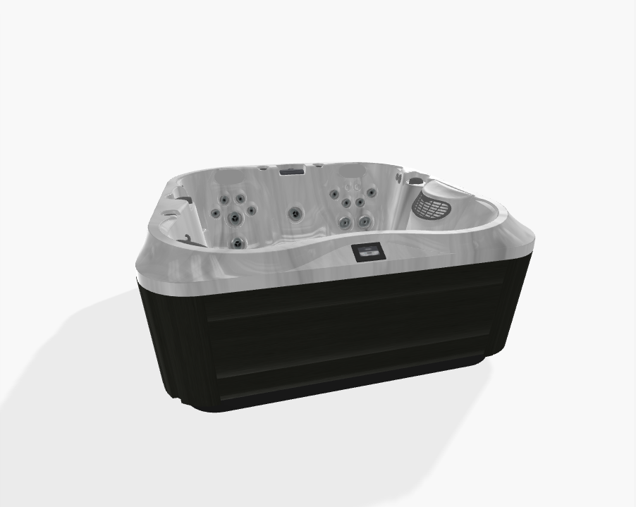 Jacuzzi J-332 IR/Red Light Platinum - Smoked Ebony