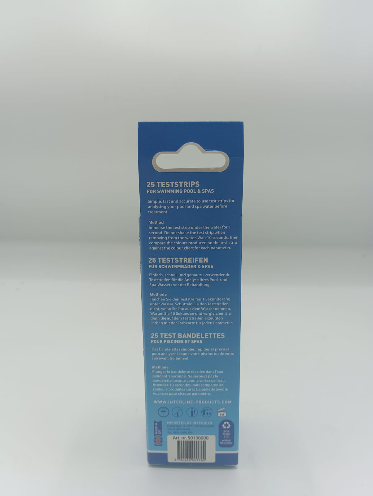 Teststrips Chloor & Ph 25 Stuks