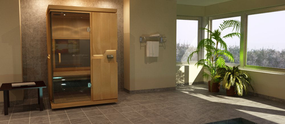Infrarood cabine 2 personen | Mpulse Believe - Basswood